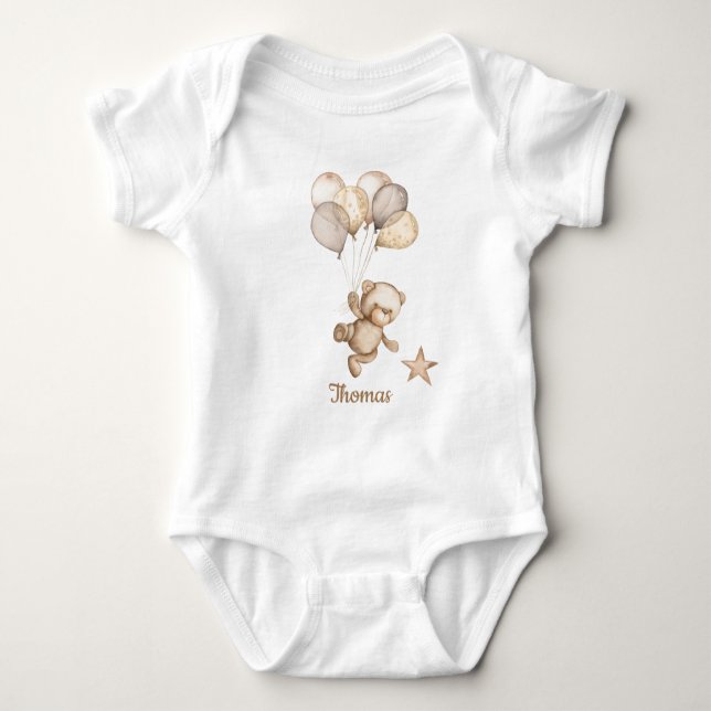 Body Teddy Bear Bear Bear Baby Bodysuit (Devant)