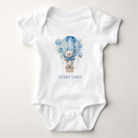 Teddy Bear Hot Air Balloon Boy Baby shower Cadeau