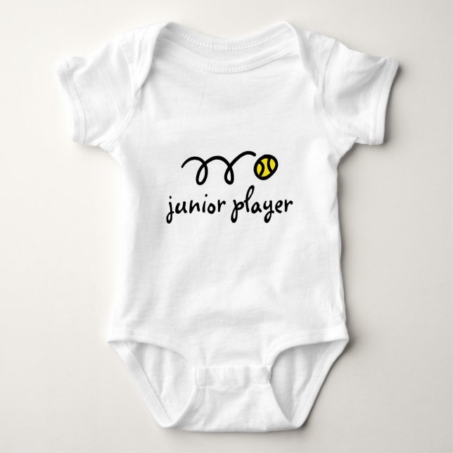 Body Tennis baby tenue disant : joueur junior (Devant)