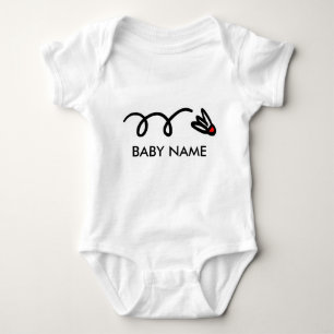 Body Tenue de badminton pour bébé avec nom personnalisé
