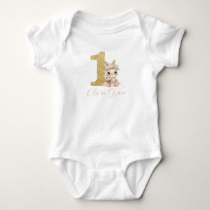 Body Tenue de ballerine lapin mignonne pour 1er anniver