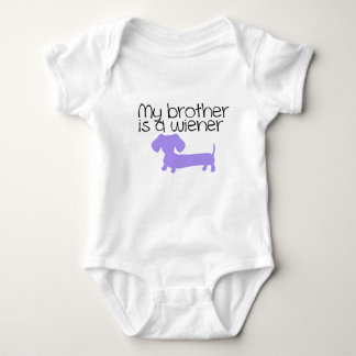 Body Tenue de bébé « Mon frère est un wiener » Cadeau d