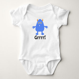 Body Tenue de bébé Monstre Bleu