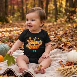 Body Tenue de bébé personnalisée pour Halloween Citroui