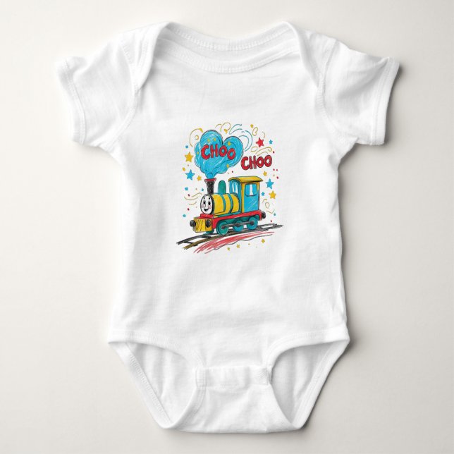 Body Tenue de bébé Train Jouet Choo Choo (Devant)