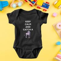 Tenue de corps foncé bébé licorne violette & Garde