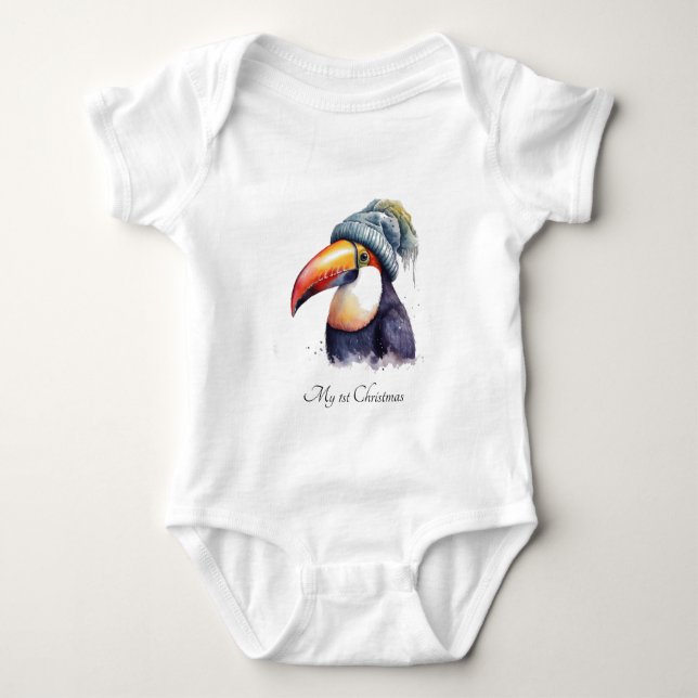 Body Tenue de Noël pour bébé toucan mignon (Devant)