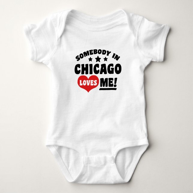 Body Tétine que quelqu'un à Chicago aime (Devant)
