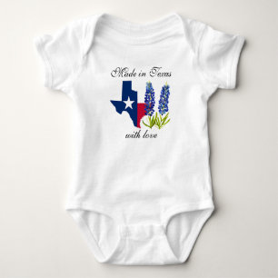 Body Texas State Bluebonnets Txst Floral Baby bodysuit