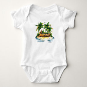 Body Texte d'été - Tropical Summer Island