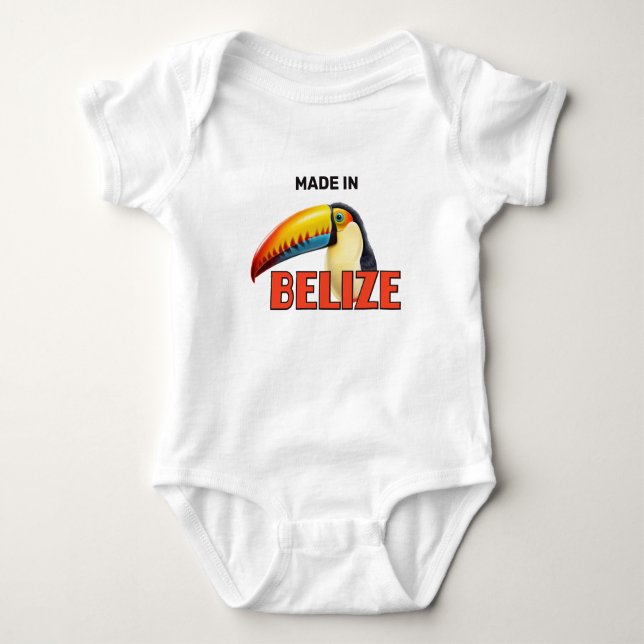 Body Texte personnalisé BELIZE Toucan (Devant)
