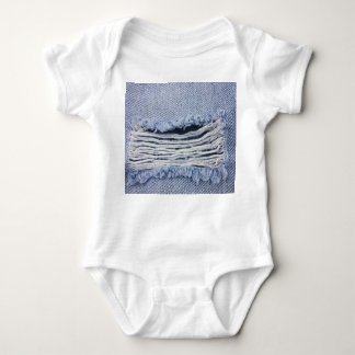 Body Texture de jean bleu clair torn