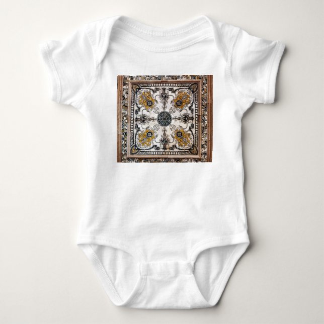 Body Texture de marbre arabesque Patchwork Vintage (Devant)