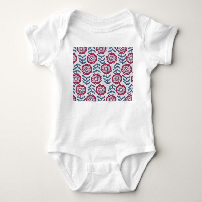 Body Texture Vintage florale sans fin (Devant)