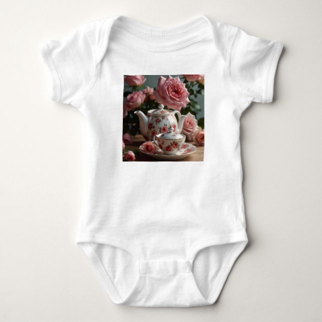 Body Thé Rose de chou rose (Devant)