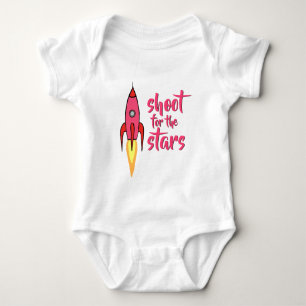 Body Tir pour les Stars Cute Rocket Inspirational Girl
