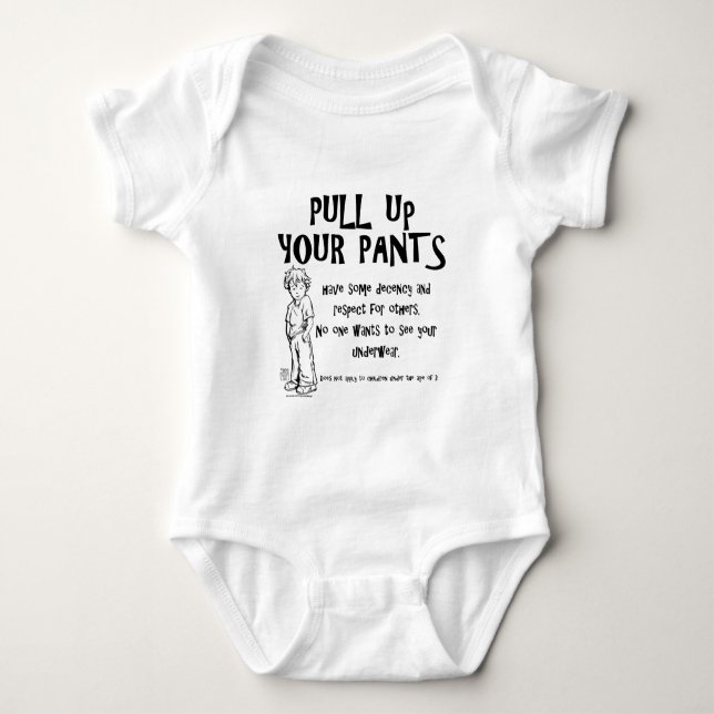Body Tirez vos pantalons (Devant)