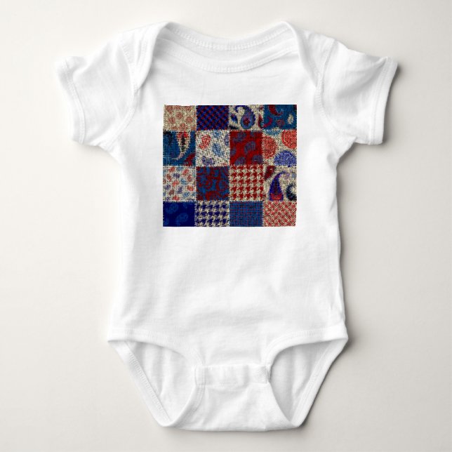 Body Toile brute de patchwork, imitation motif. (Devant)