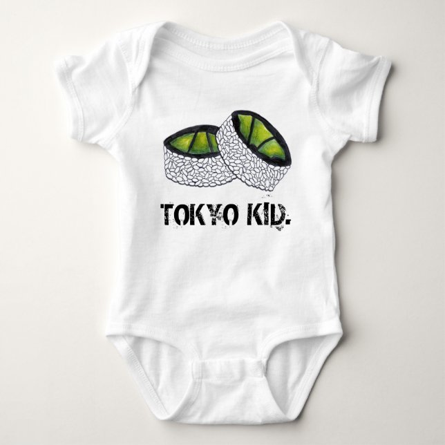 Body Tokyo Kid Japon Japonais Nourriture Avocado Sushi  (Devant)