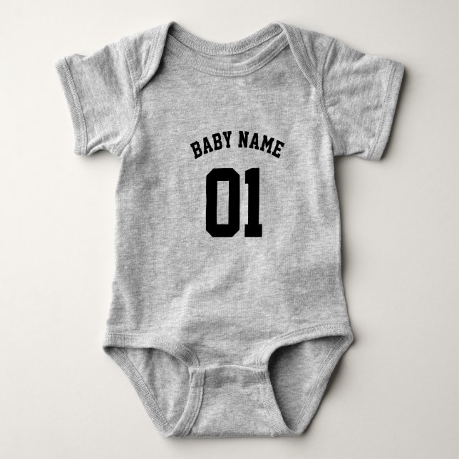 Body TON DESIGN/TEXTE/PHOTO Baby-bodies Football Jersey (Devant)