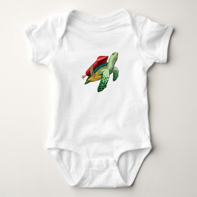 Body Tortue avec fusée (Devant)