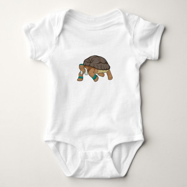Body Tortue comme coureur avec serviette (Devant)