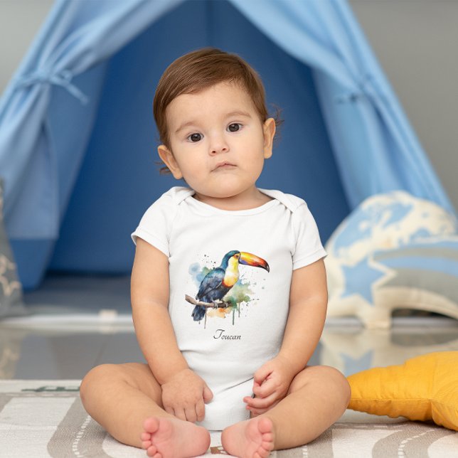 Body toucan coloré assis sur une branche (Créateur téléchargé)