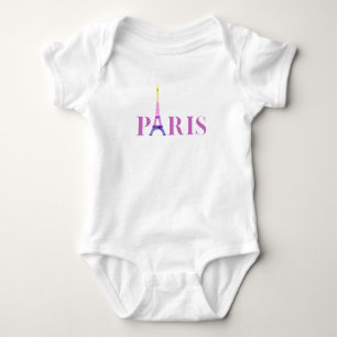 Body Tour Eiffel-Paris-Vibrant et Coloré-