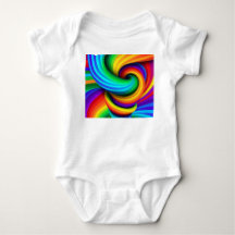 Tourbillon en spirale arc-en-ciel abstrait - Coule