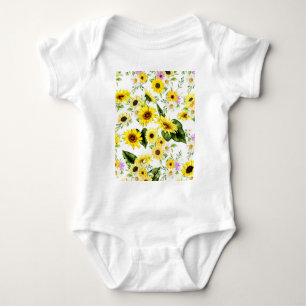 Body Tournesol à l'aquarelle 7