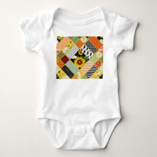 Body Tournesol Chamomile, Patchwork Aquarelle.