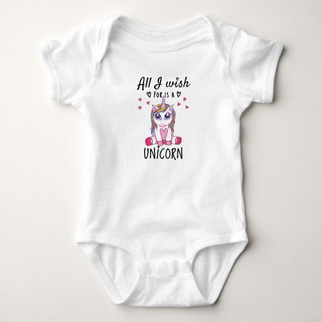 Body Tout ce que je souhaite est une Licorne (Devant)