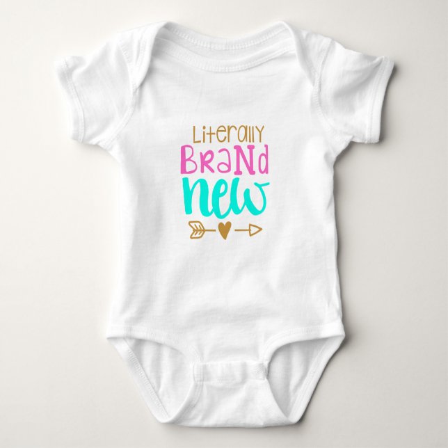 Body Tout nouveau bébé Onsie (Devant)