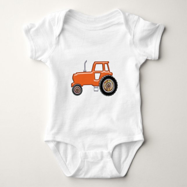 Body Tracteur orange brillant (Devant)