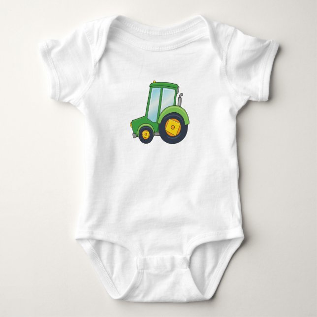 Body Tracteur personnalisable mignon (Devant)