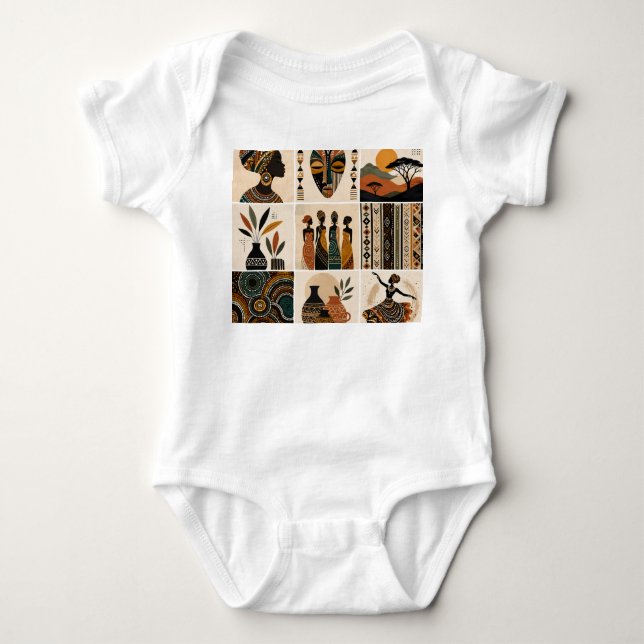 Body traditionnel pour bébé  (Devant)