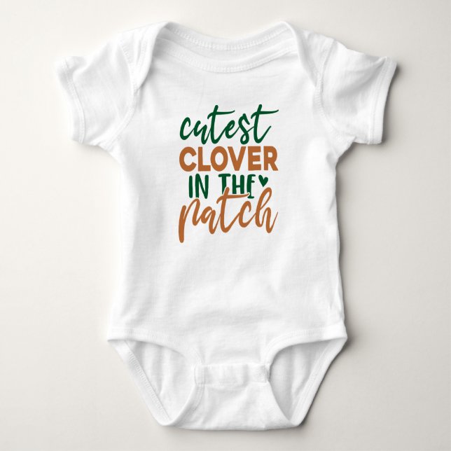 Body Trèfle le plus mignon du patch St Patrick's-60863 (Devant)