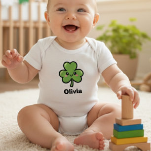 Body Trèfle Souriant Mignon