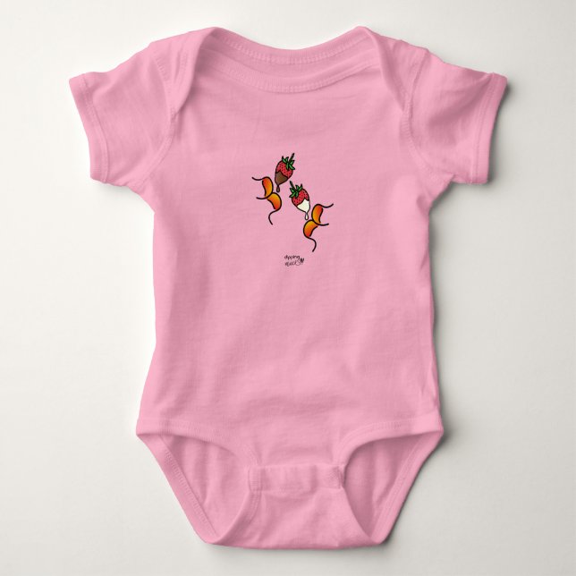 Body tremper la bouleS ! ! ! Fraise et fille au chocola (Devant)