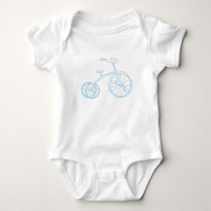 Body Tricycle bleu bébé Vintage