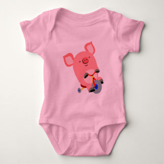 Body Tricycle Tricycle Pig Bodysuit pour bébé