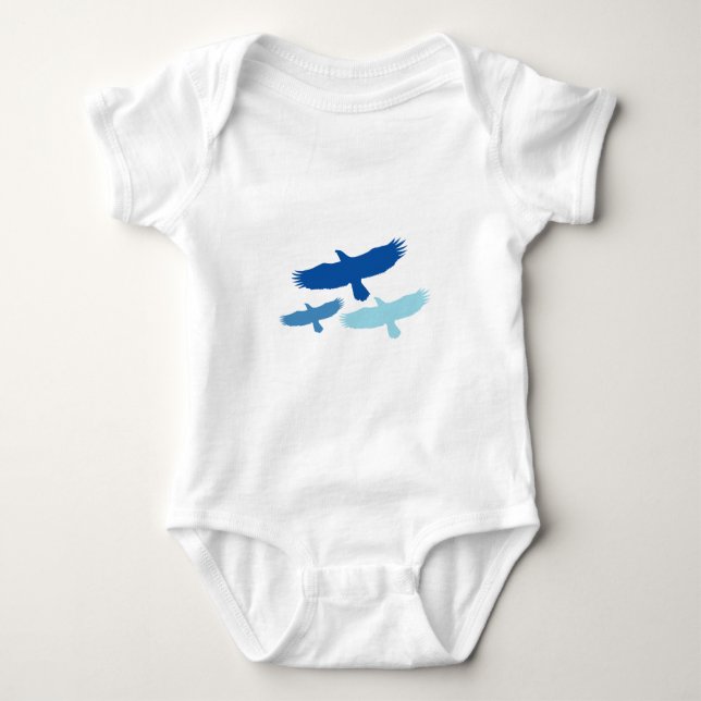 Body Trois aigles volant (bleu) (Devant)