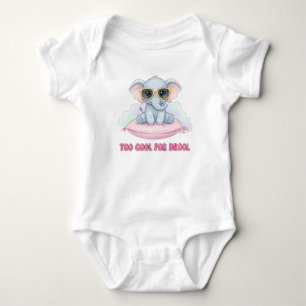 Body "Trop Cool pour baver – Bébé éléphant drôle Funny
