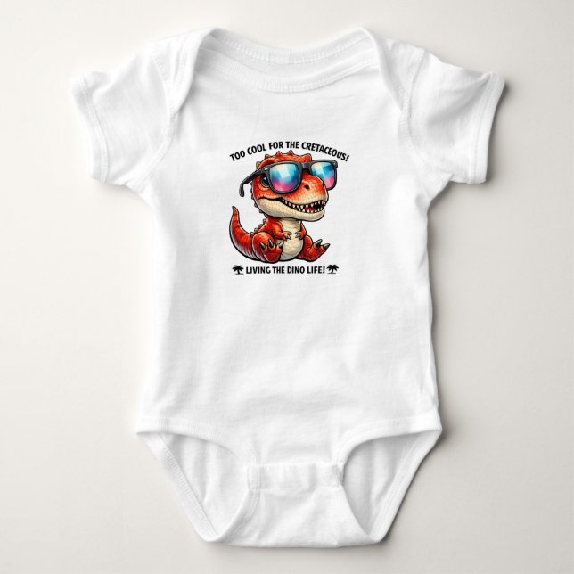 Body 🦖😎 “Trop Cool pour le Crétacé” 👶✨ (Devant)