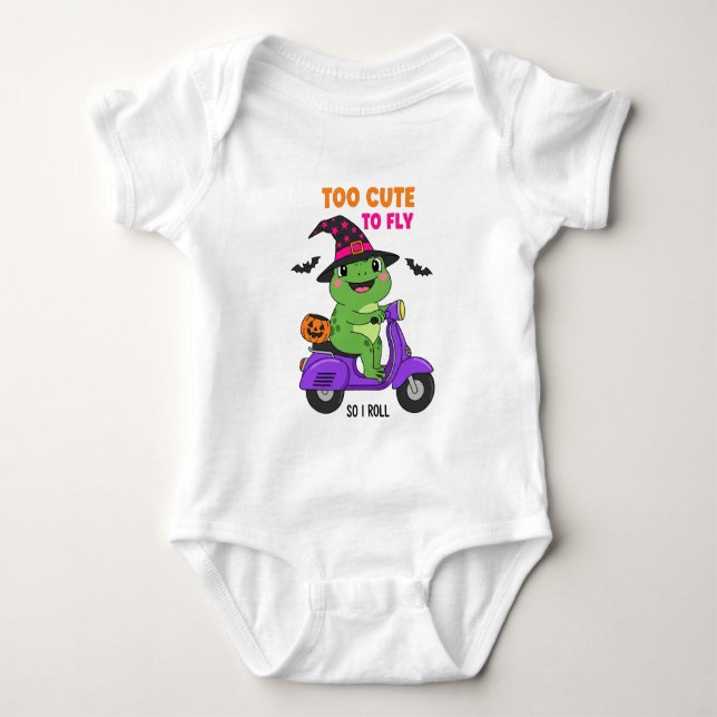 Body Trop mignon pour voler - Halloween drôle (Devant)