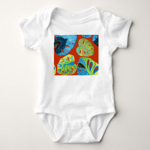 Body Tropical Chic : Motif feutré sans joint.