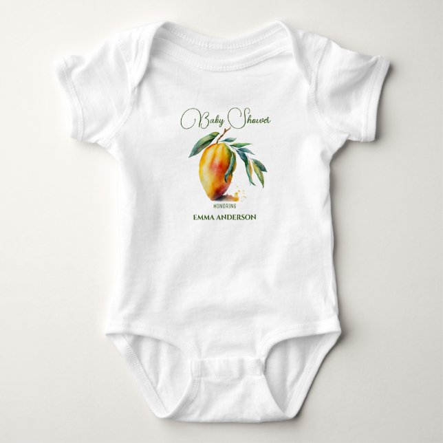 Body Tropical Mango | Baby Shower (Devant)
