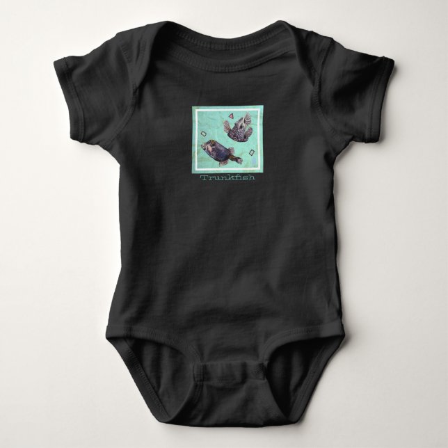 Body Trunkfish Baby Cotton Jersey Bodysuit (Devant)