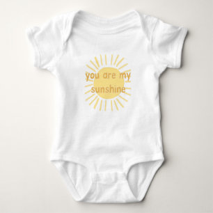 Body Tu es ma chemise de bébé Sunshine