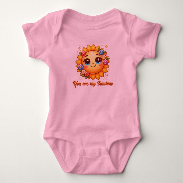 Body Tu es mon bébé combinaison soleil (Devant)